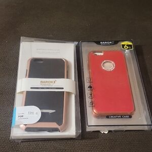 (2) Barok Wirekess Creative Case For 1PH 6 Bronze & Red.